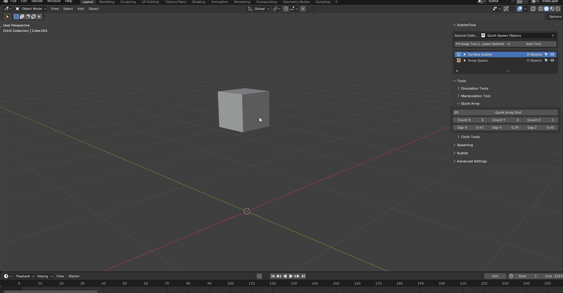 Quick Array Grid overview